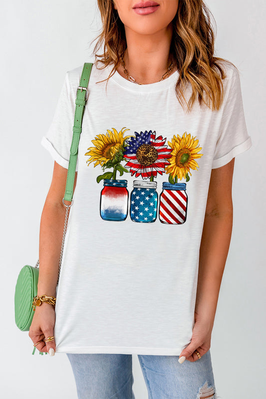 American Sunflower Tee