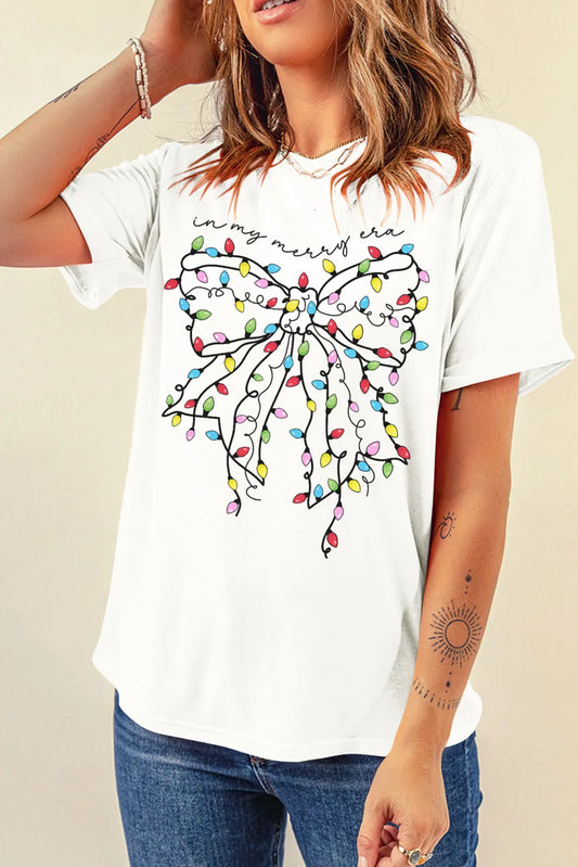 Bow Christmas Lights T-Shirt