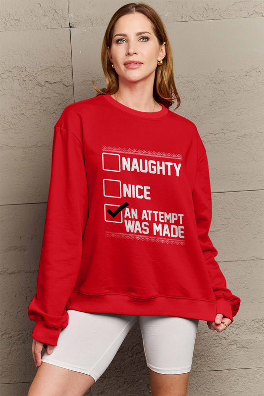 Attempt Was Made Graphic Sweatshirt